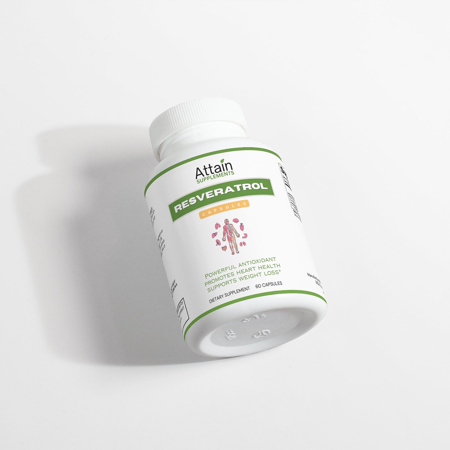 Resveratrol 50% 600mg - Attain Supplements