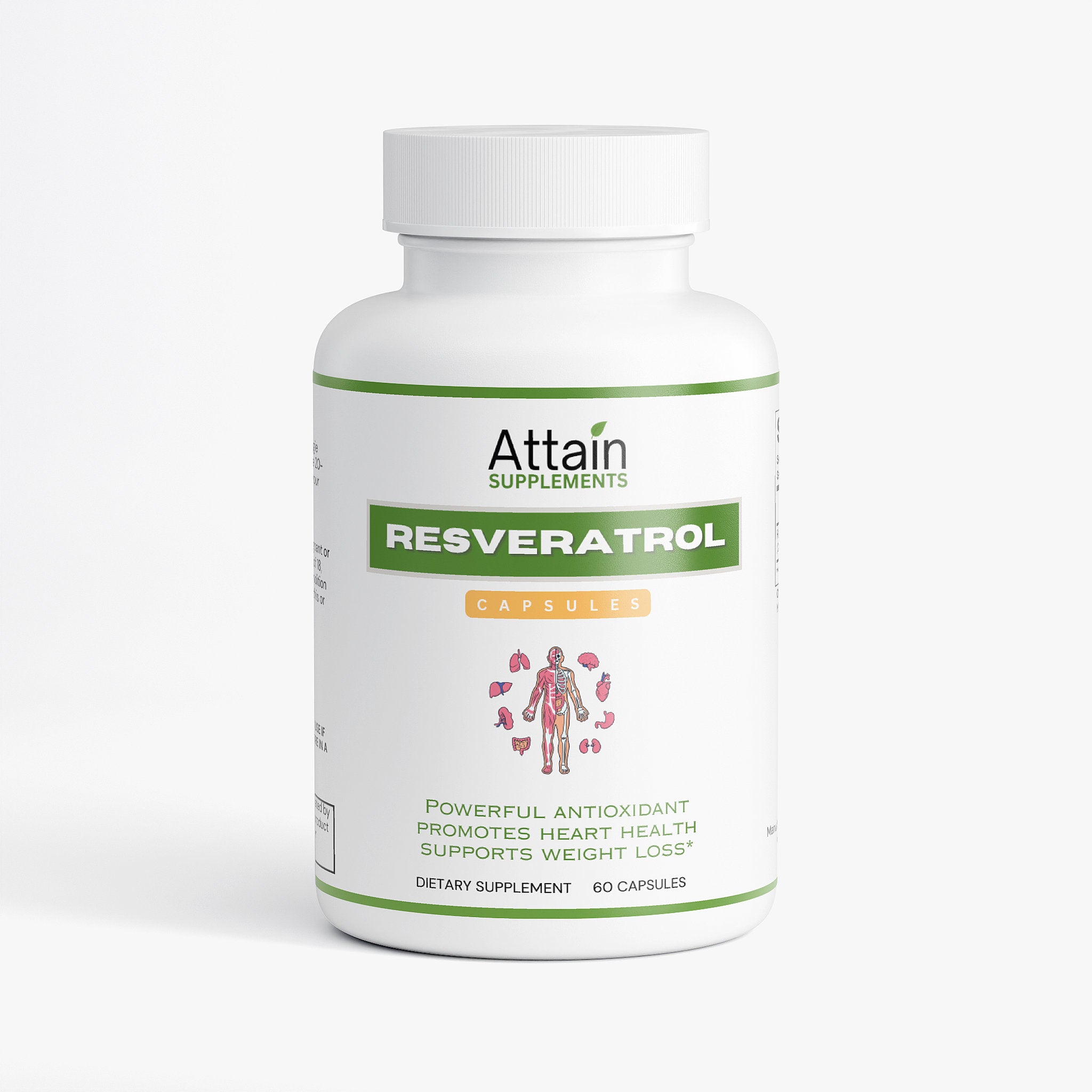 Resveratrol Capsules supplement | Attain Supplements