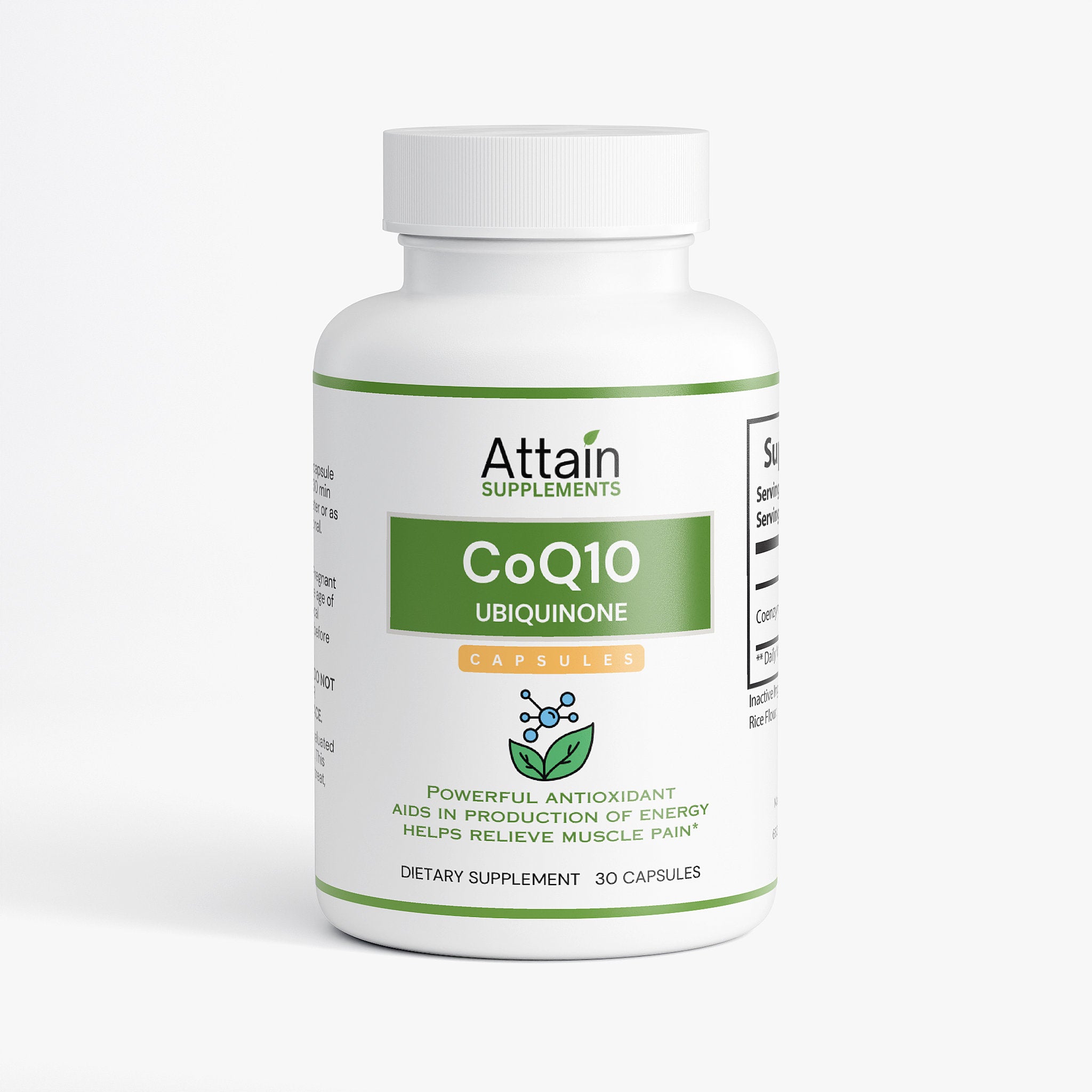 CoQ10 Capsules supplement | Attain Supplements