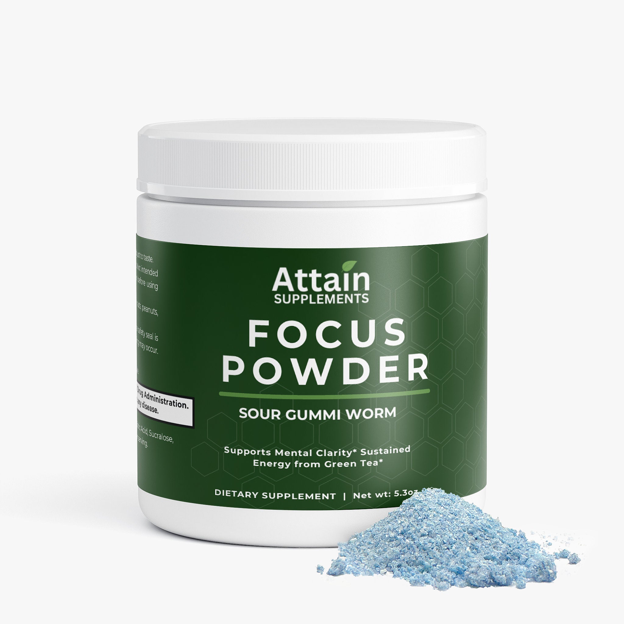 Focus Powder - Sour Gummi Worm key benefits | Attain Supplements