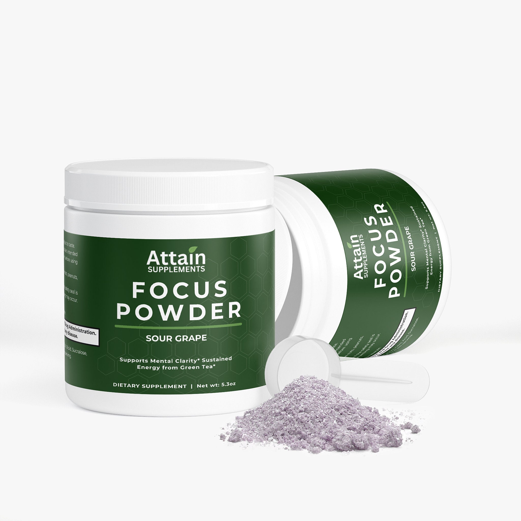 Focus Powder - Sour Grape daily wellness supplement | Attain Supplements