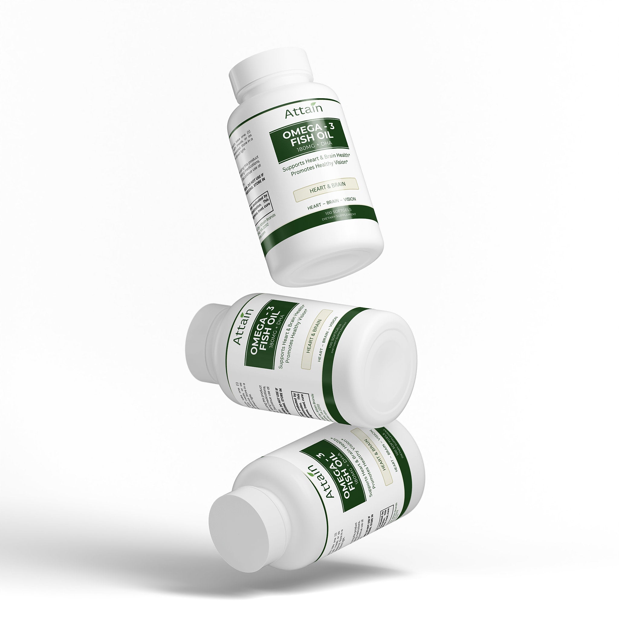 Omega-3 EPA + DHA Softgels — Heart & Brain