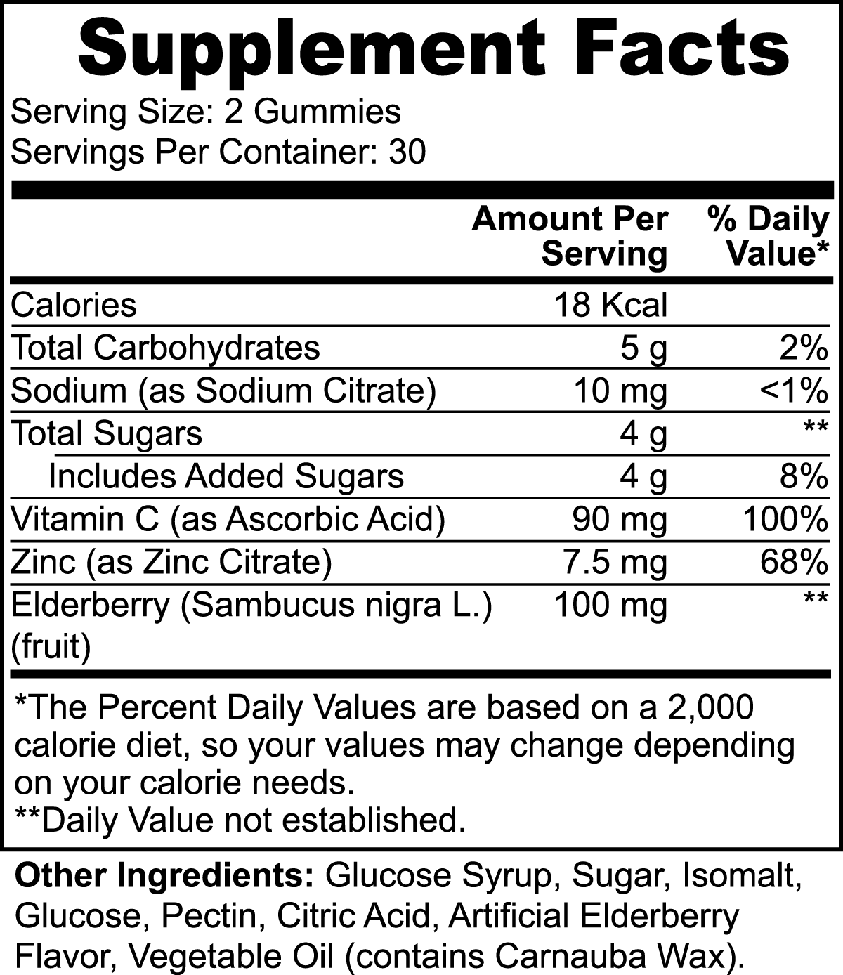 Elderberry & Vitamin C Gummies - Attain Supplements