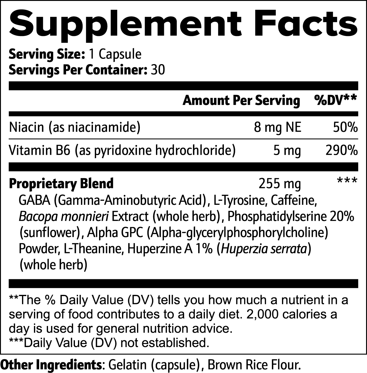 Cognitive Support Capsules — Brain & Focus