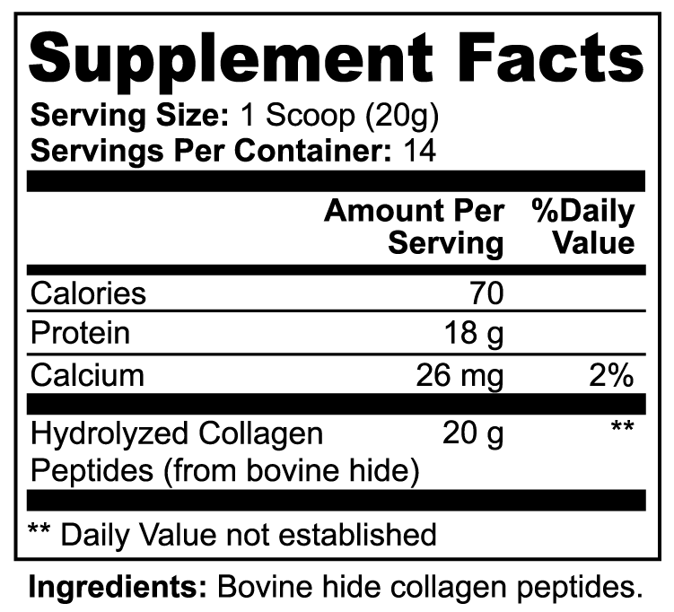 Grass-Fed Collagen Peptides — Skin, Hair & Joints