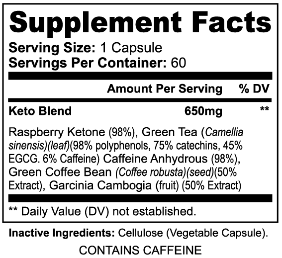 Keto-5 Blend Capsules premium quality supplement | Attain Supplements