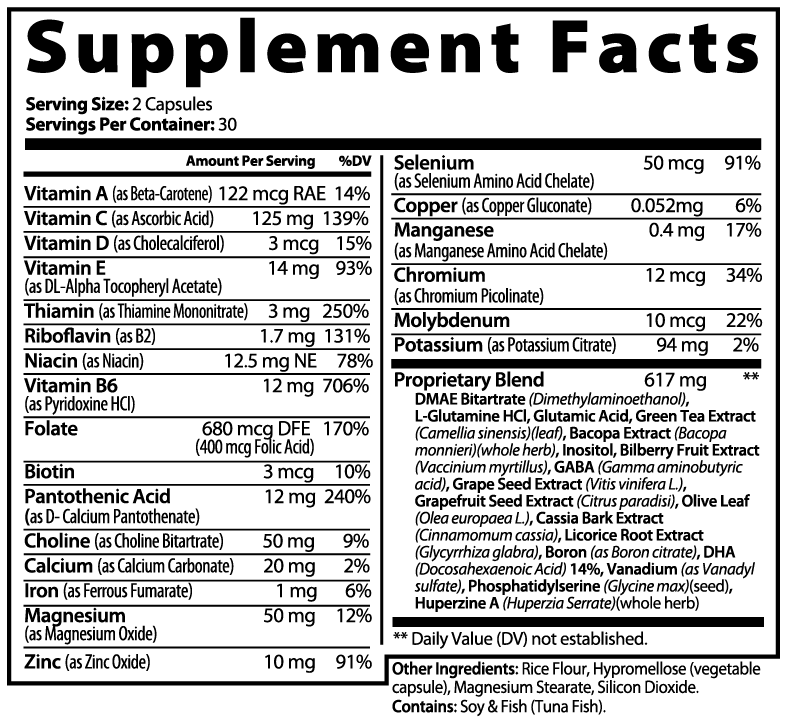Nootropic Brain & Focus premium quality supplement | Attain Supplements