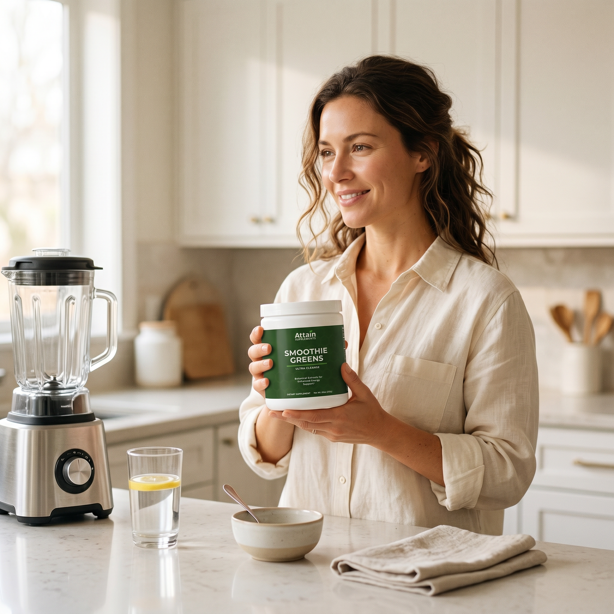 Attain Ultra Cleanse Greens Powder for detox and digestion