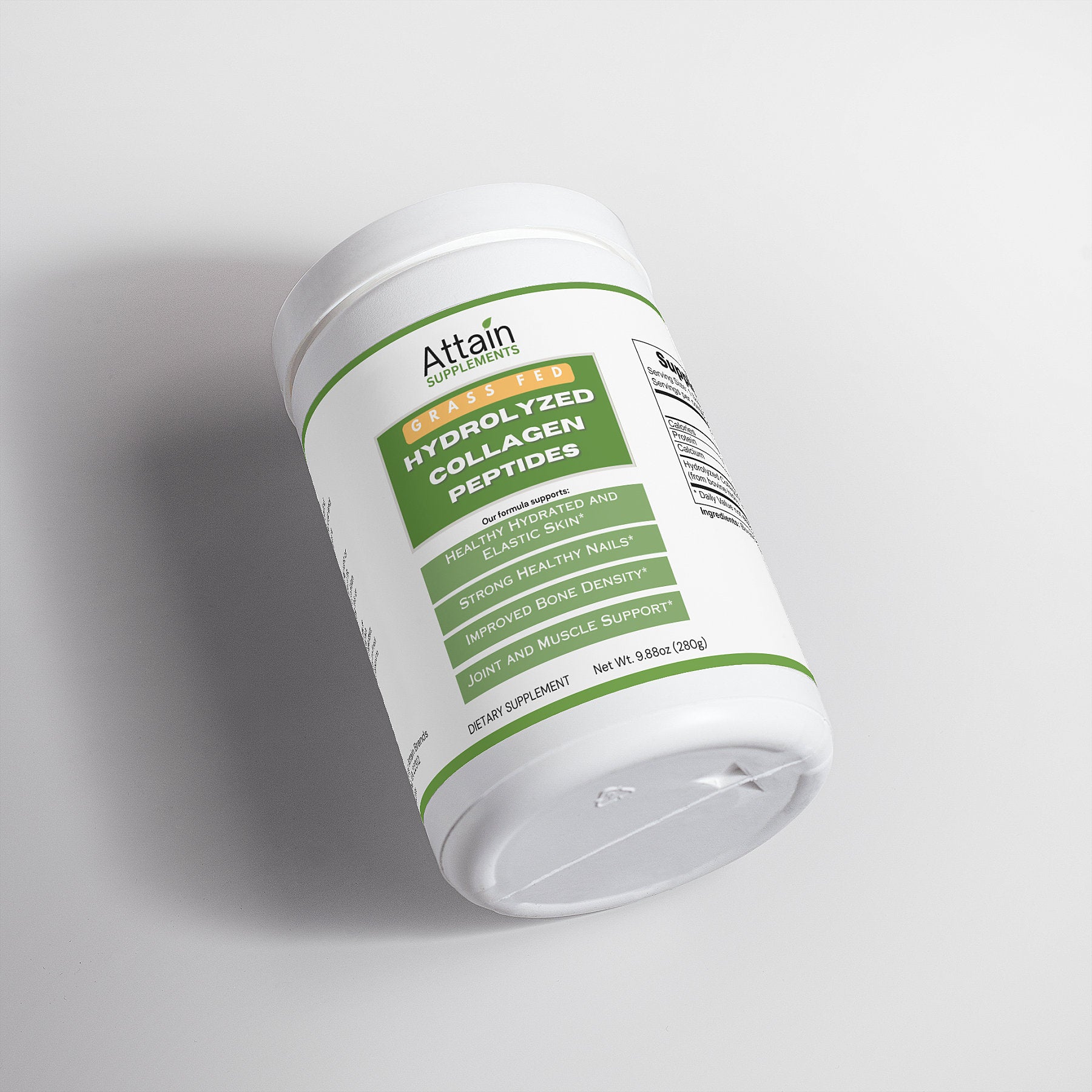 Grass-Fed Hydrolyzed Collagen Peptides - Attain Supplements