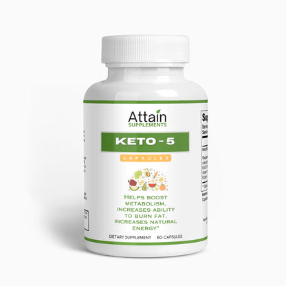 Keto-5 Blend Capsules - Attain Supplements