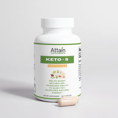 Keto-5 Blend Capsules - Attain Supplements