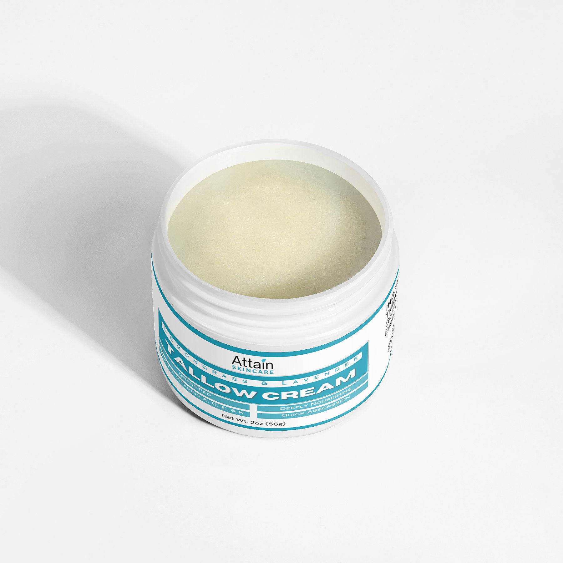 Tallow Cream - Lemongrass & Lavender Scent - made from grass fed beef tallow - Attain Supplements