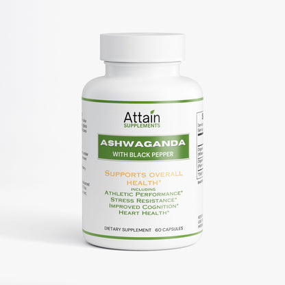 Ashwagandha Root Capsules with Black Pepper