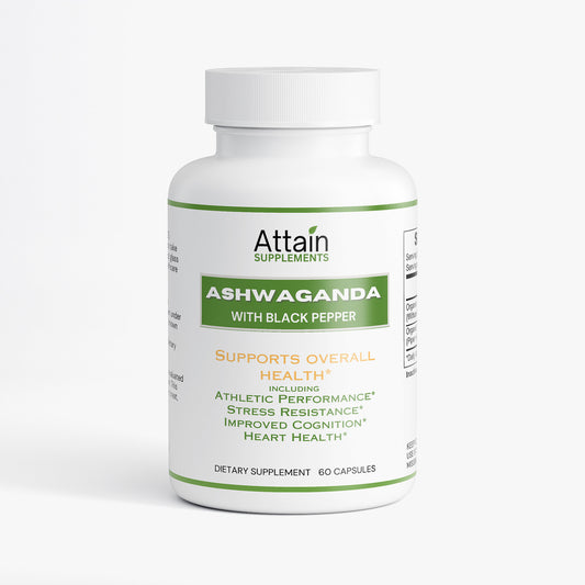Ashwagandha Root Capsules with Black Pepper