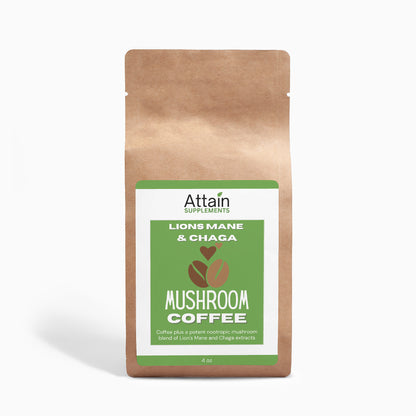Mushroom Coffee Fusion - Lion’s Mane & Chaga 4oz