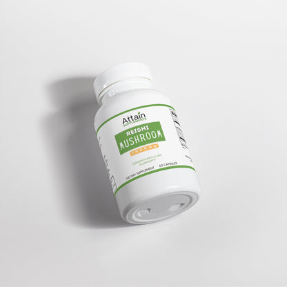 Organic Reishi Mushroom Capsules - Improved Immune Support and Stress Reduction