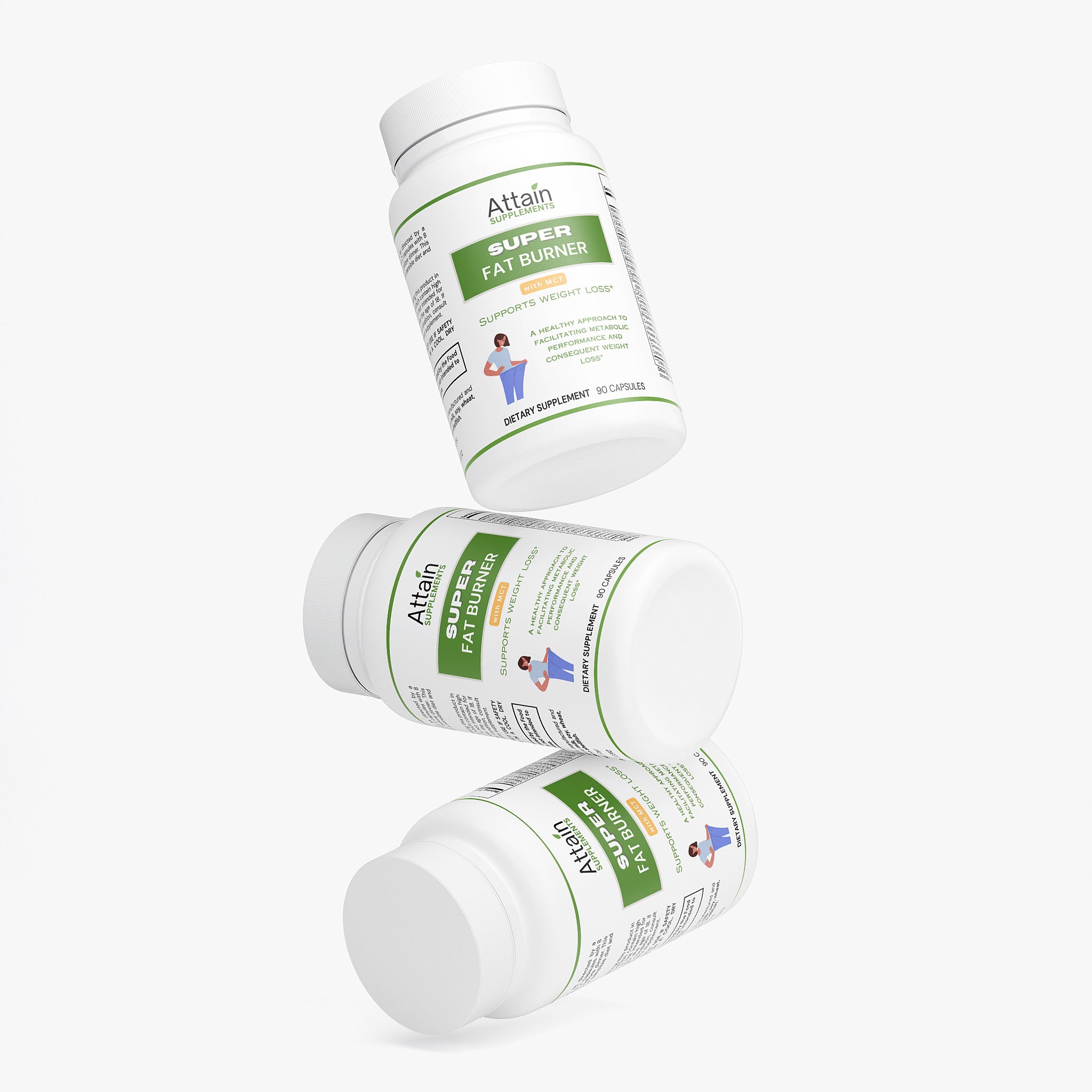 Super Fat Burner with MCT supplement facts and ingredients | Attain Supplements