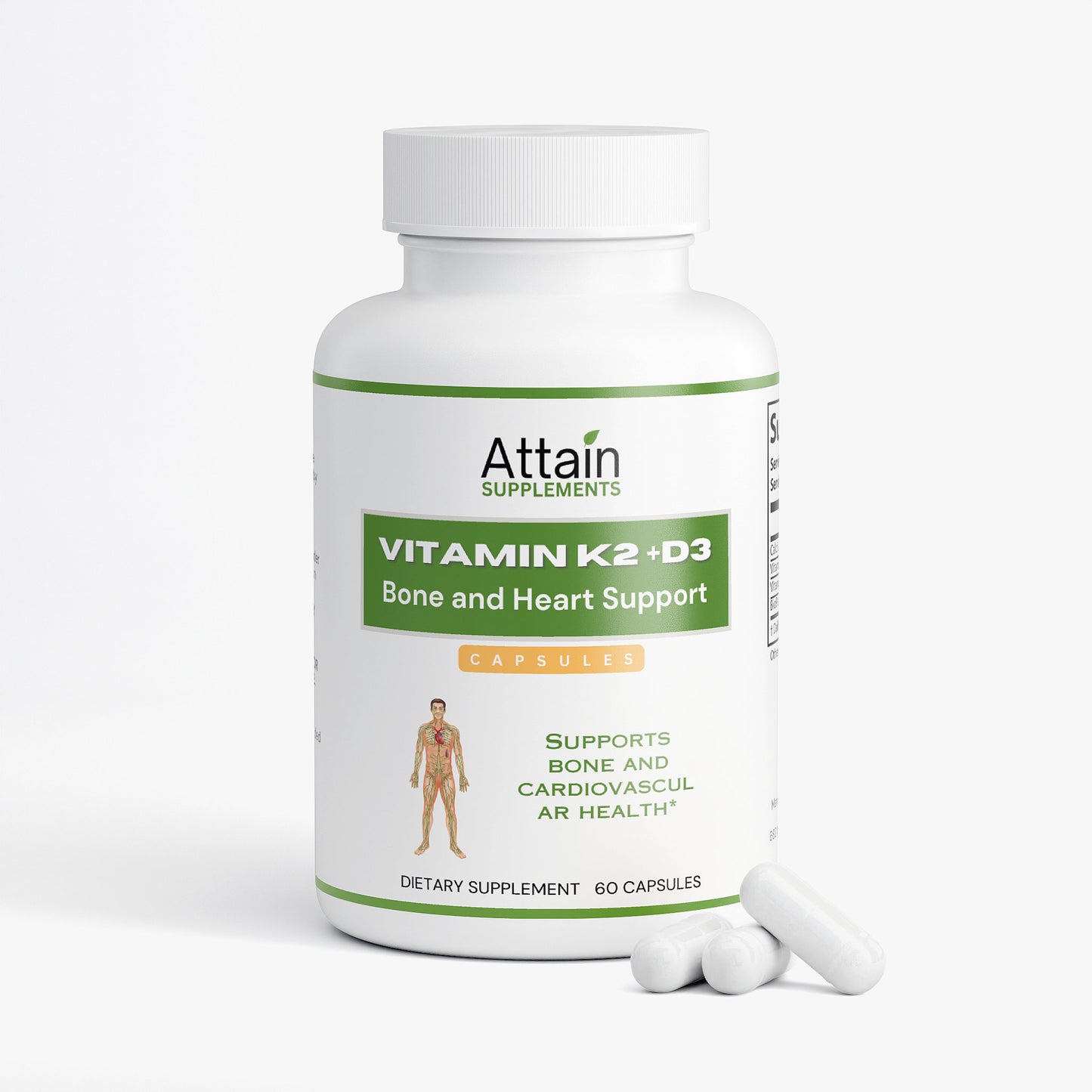 Bone & Heart Support - Vitamin K2 and D3