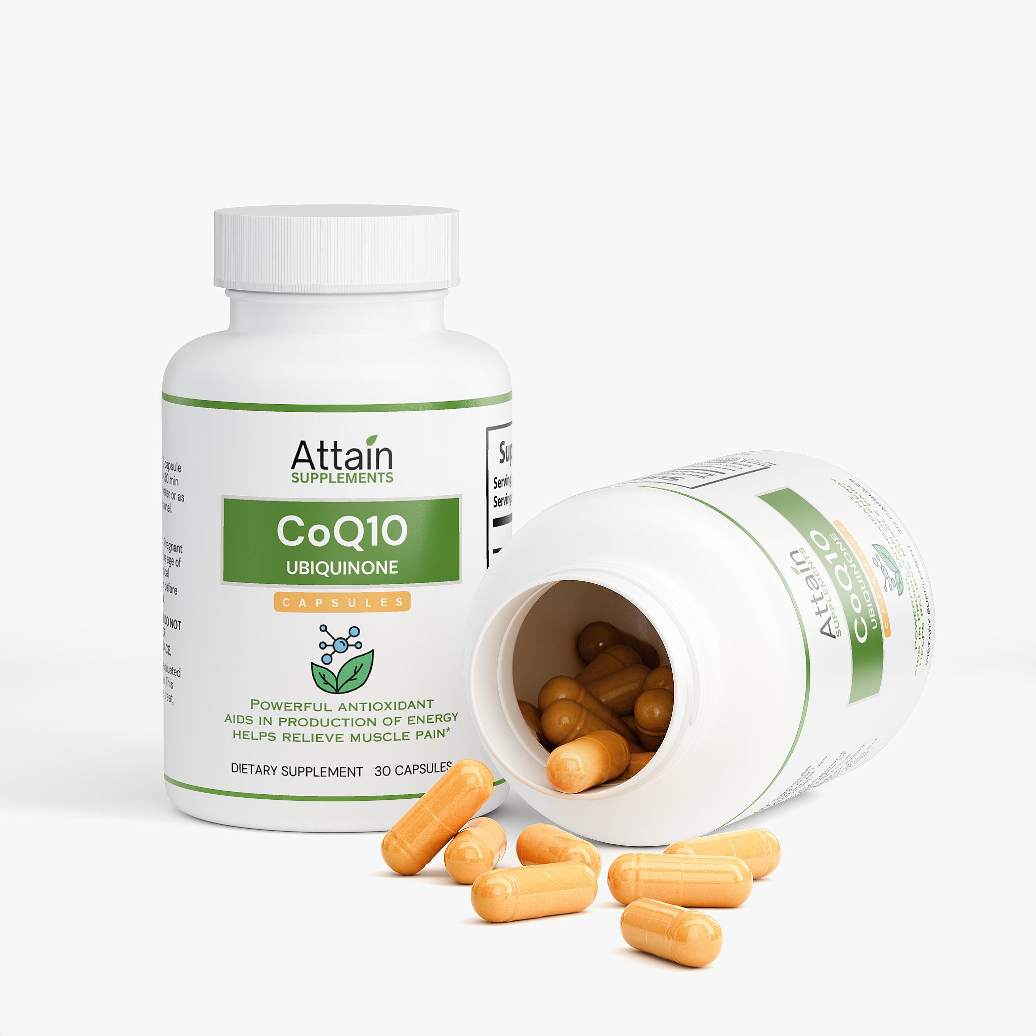 CoQ10 Capsules daily wellness supplement | Attain Supplements