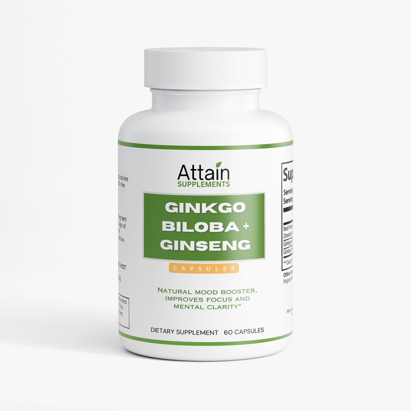 Ginkgo Biloba + Ginseng Capsules