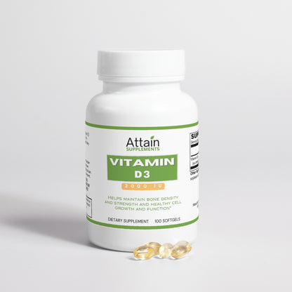 Vitamin D3 Capsules - 2,000 IU