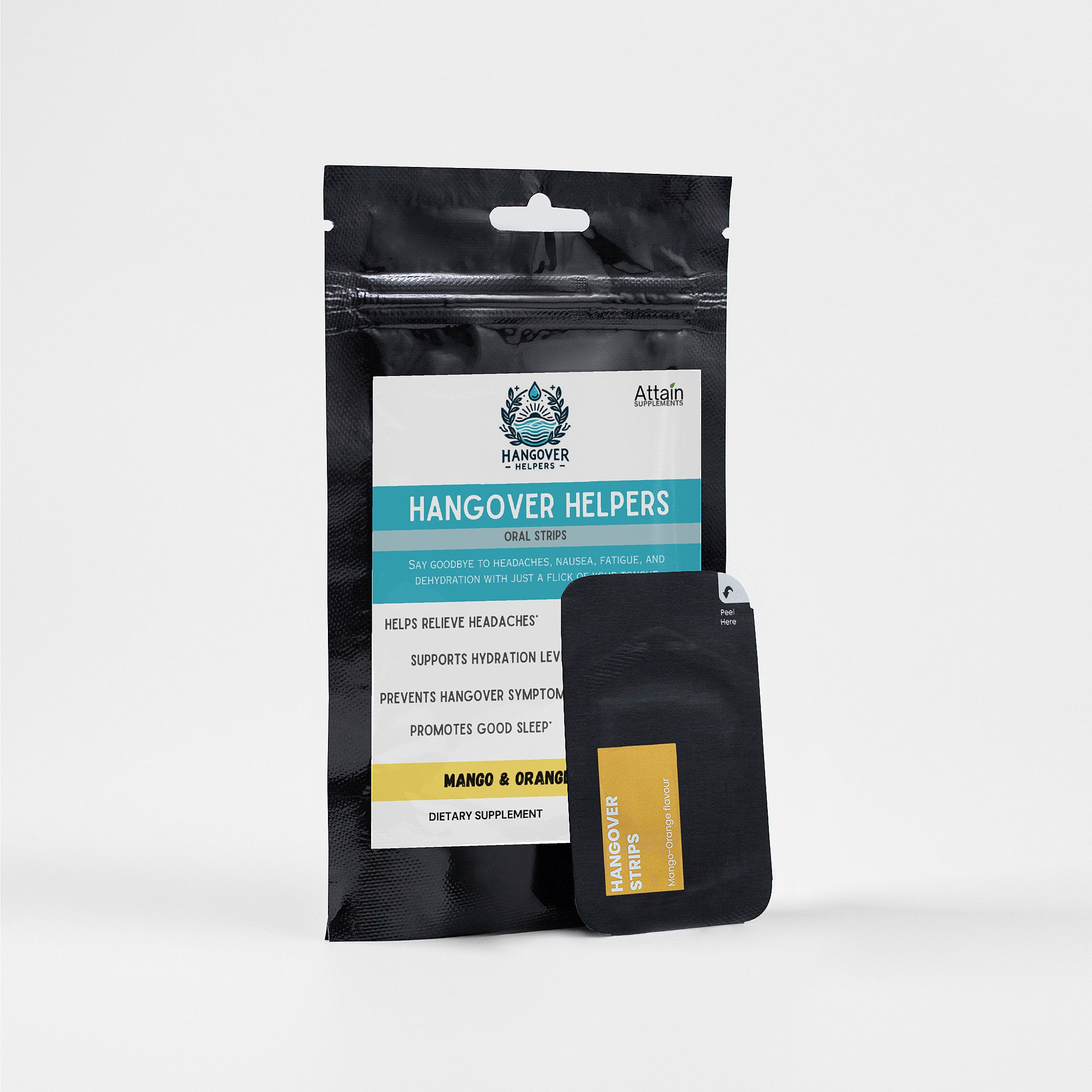 Hangover Helper Strips - Mango Orange premium quality supplement | Attain Supplements