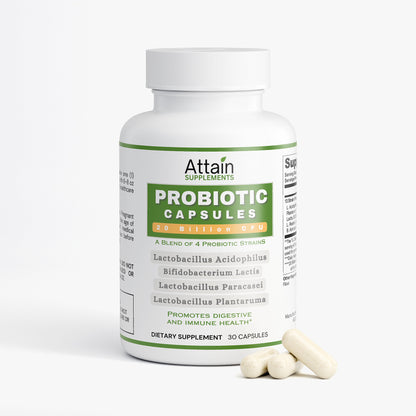 Probiotic 20 Billion CFU - Dietary Supplement Capsules