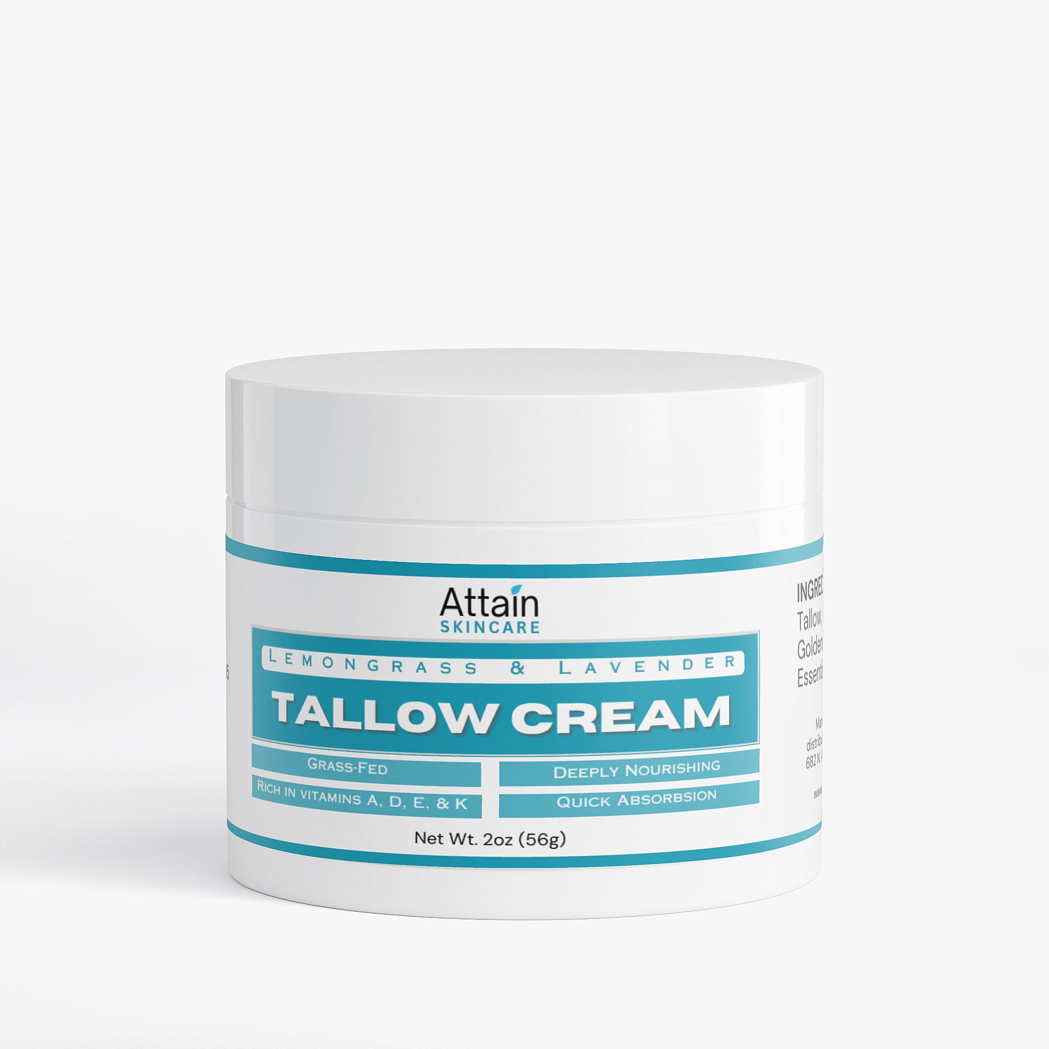 Tallow Cream - Lemongrass & Lavender Scent supplement | Attain Supplements