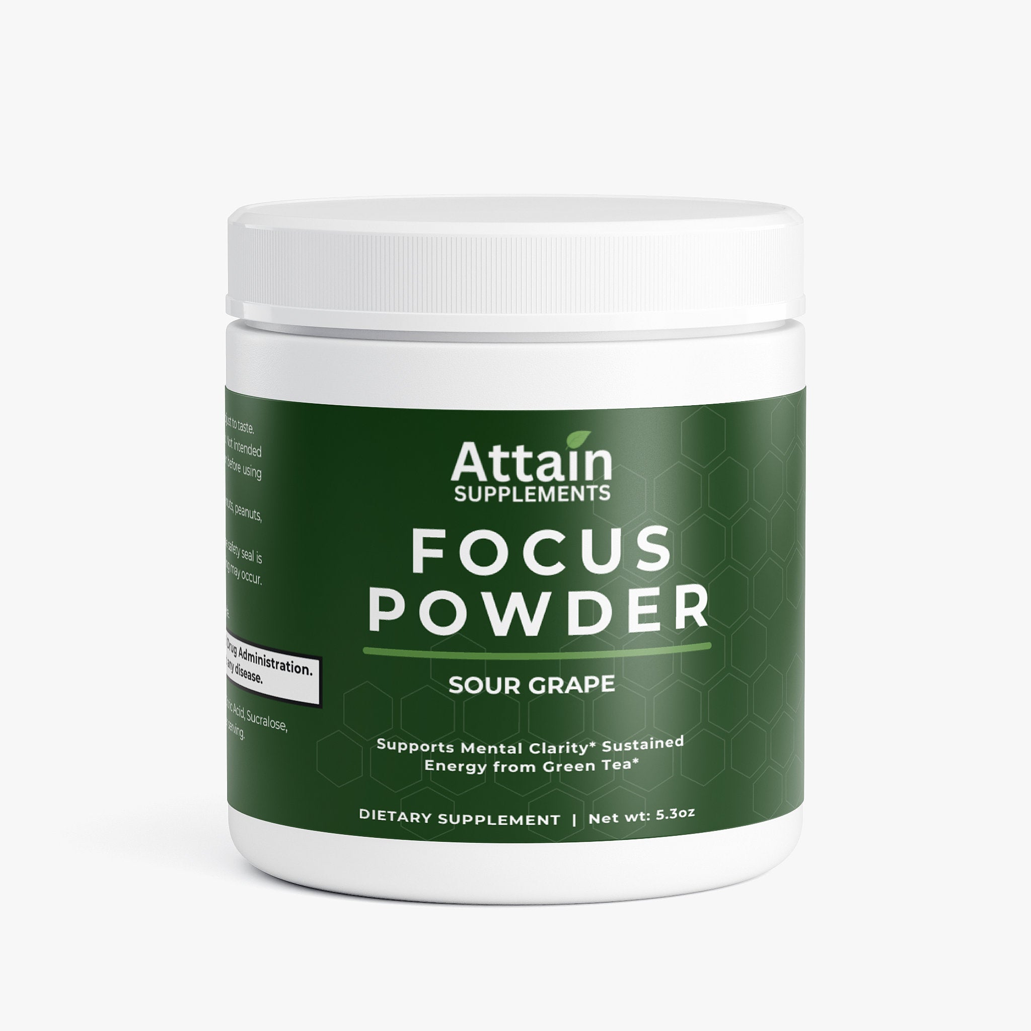 Focus Powder - Sour Grape supplement | Attain Supplements