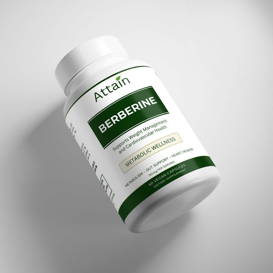 Berberine Capsules supplement facts and ingredients | Attain Supplements