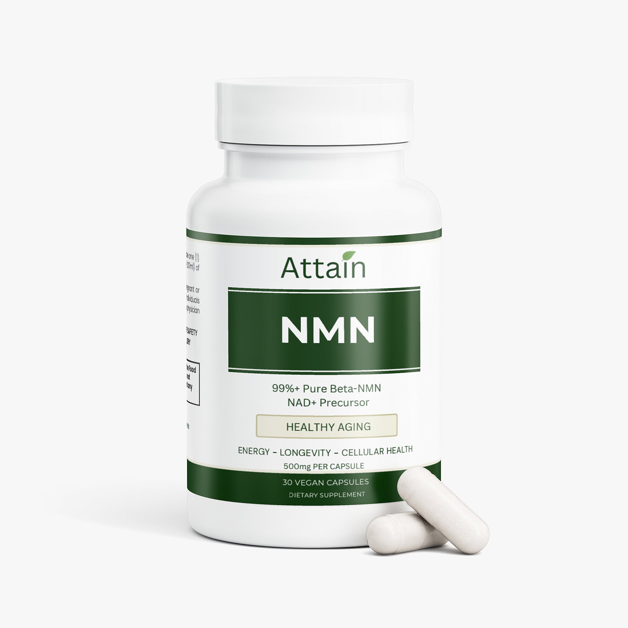 Attain NMN capsules supplement facts and ingredients