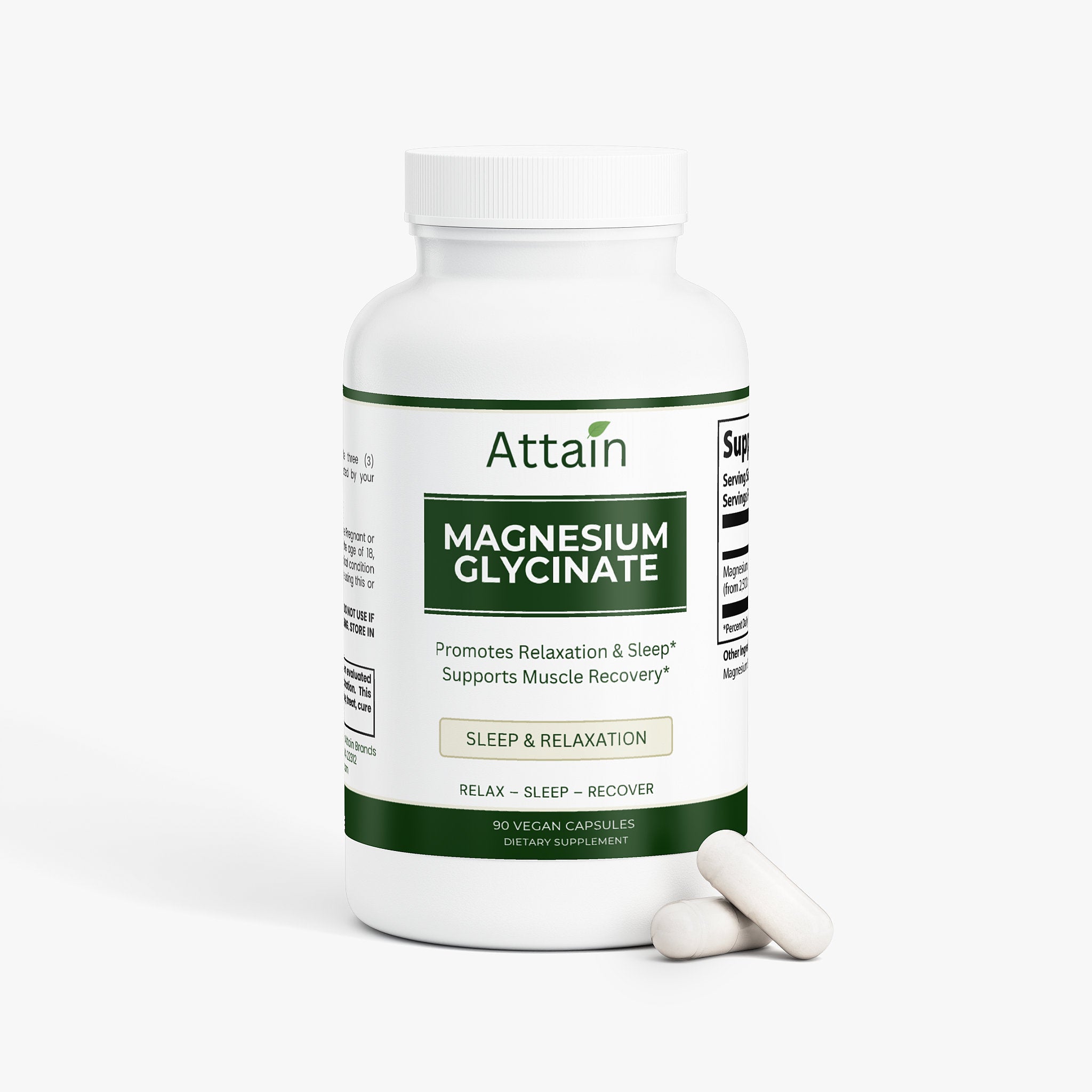Magnesium Glycinate Capsules — Sleep & Relaxation