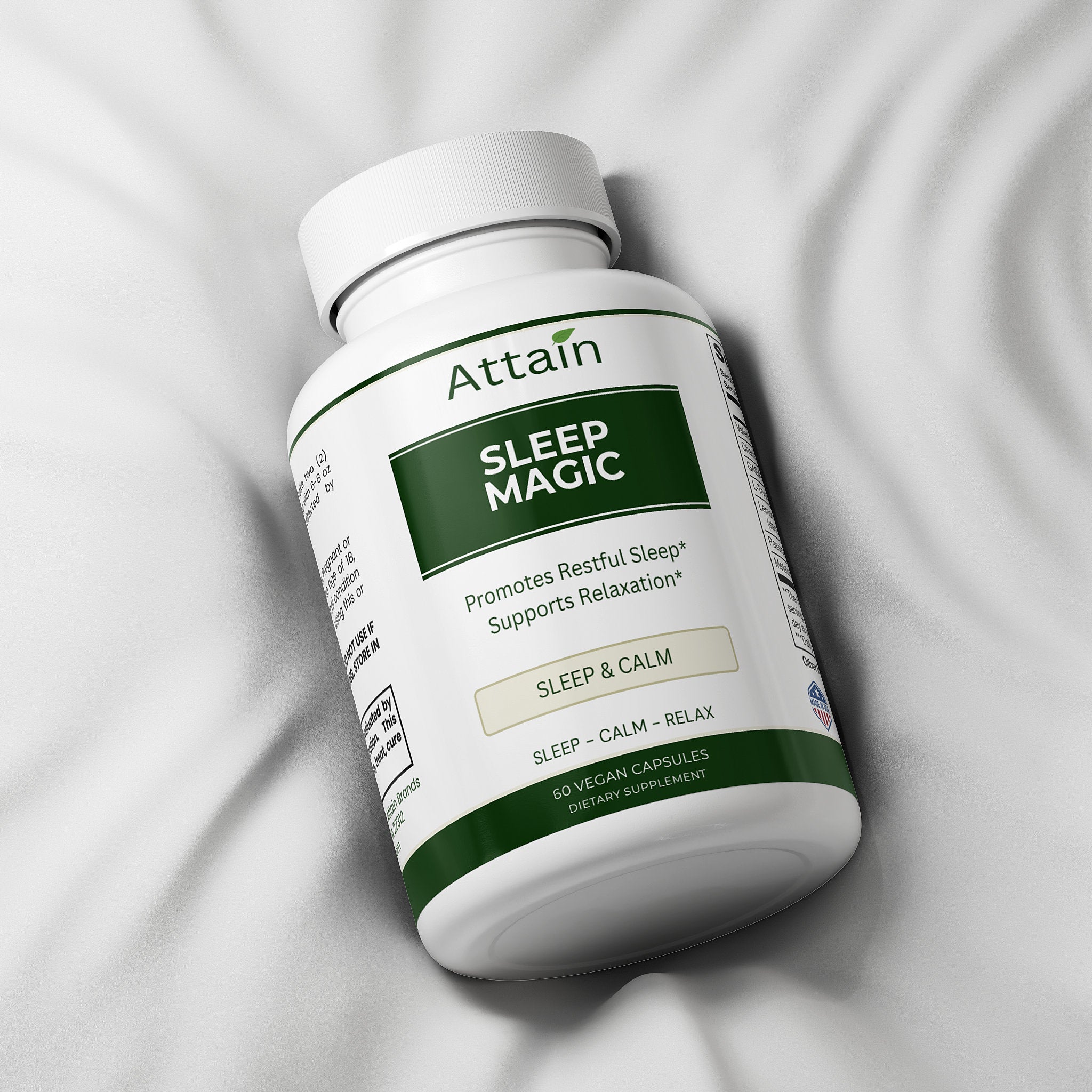 Sleep Magic supplement facts and ingredients | Attain Supplements