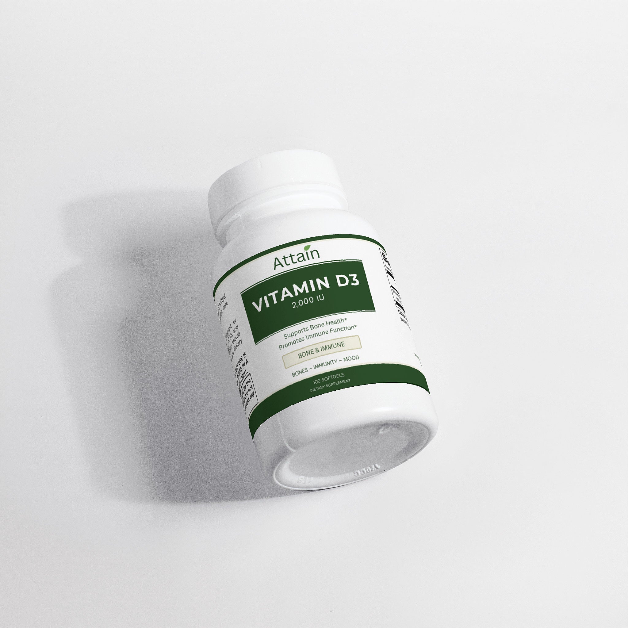 Vitamin D3 Capsules - 2,000 IU