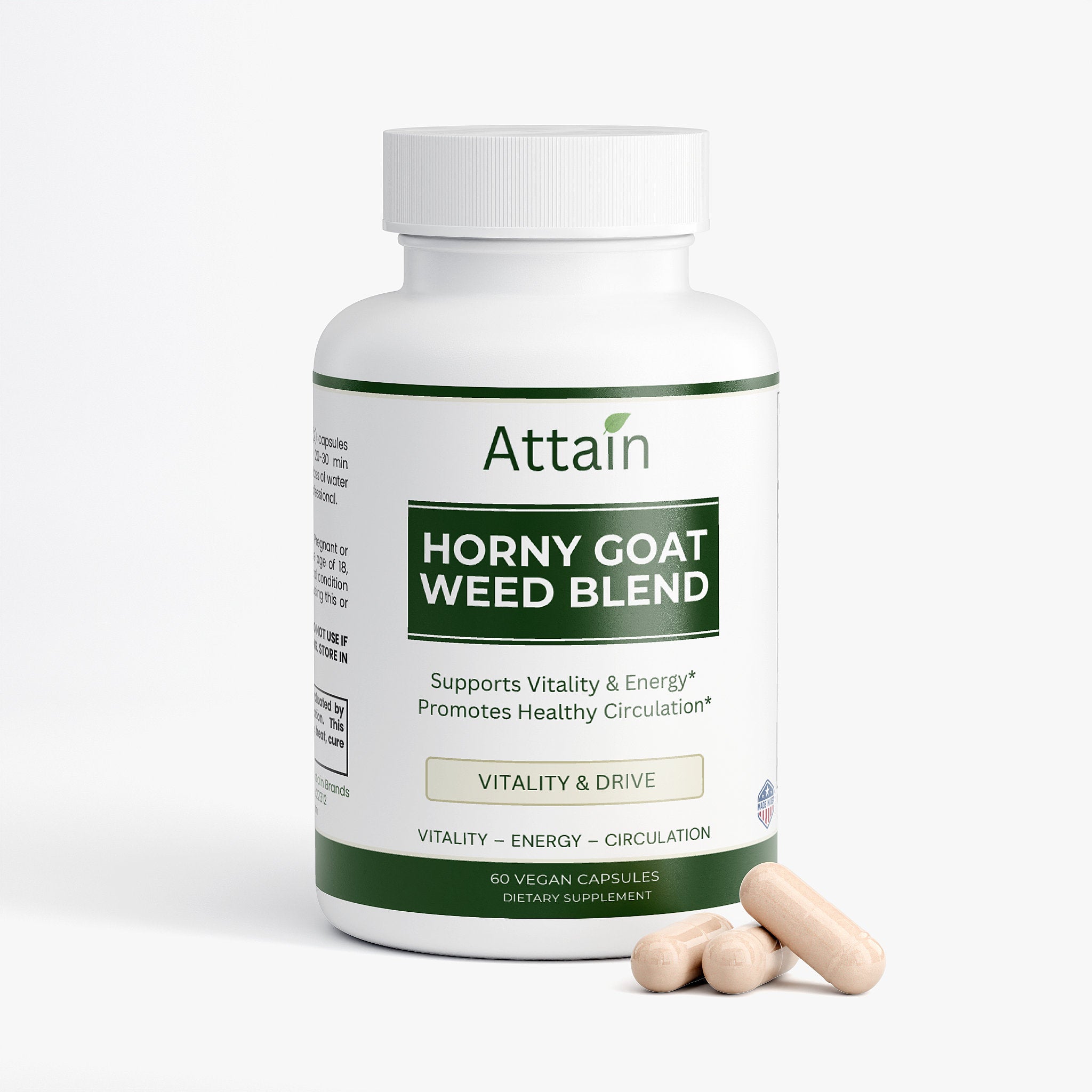 Horny Goat Weed Capsules — Vitality & Energy