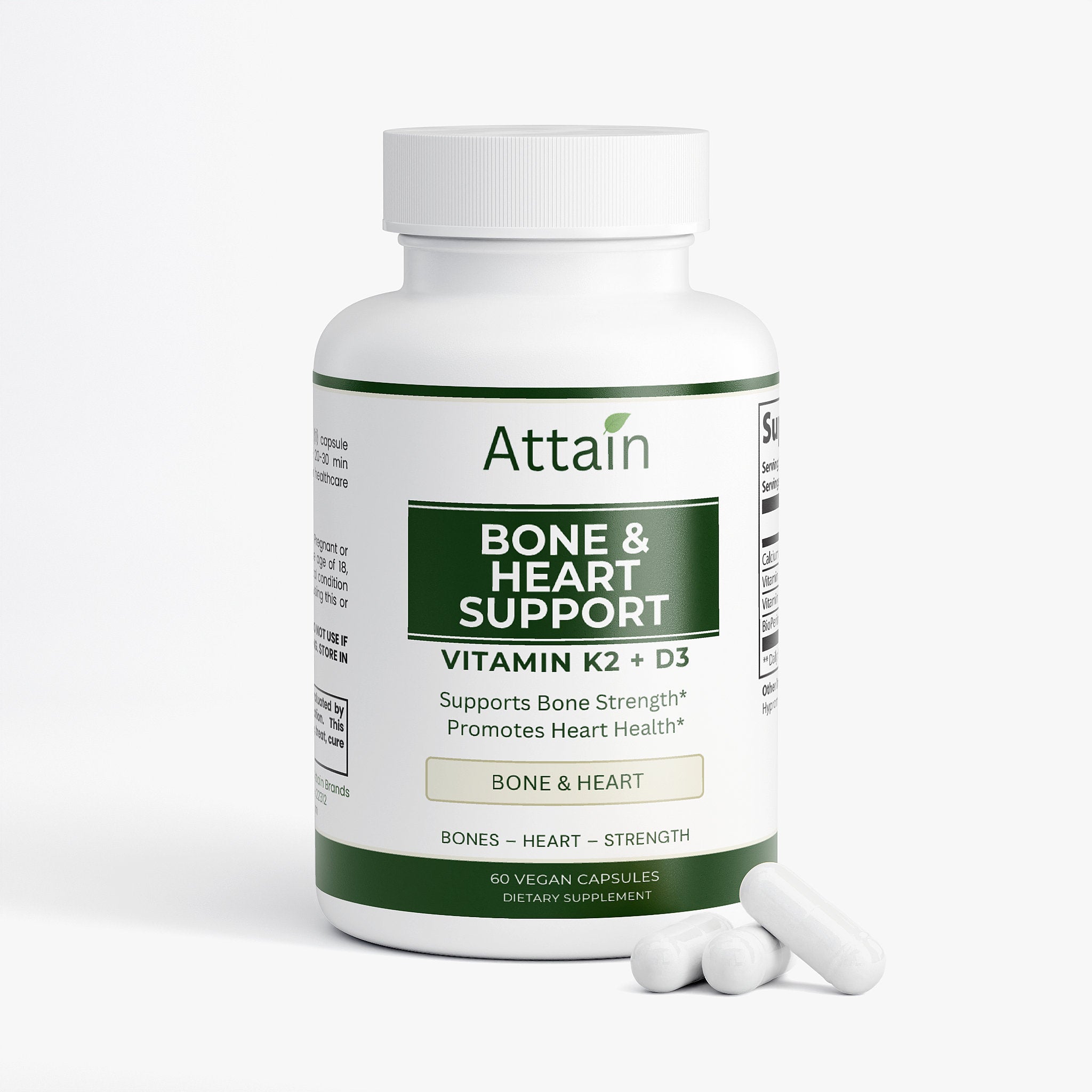 Vitamin D3 + K2 Capsules