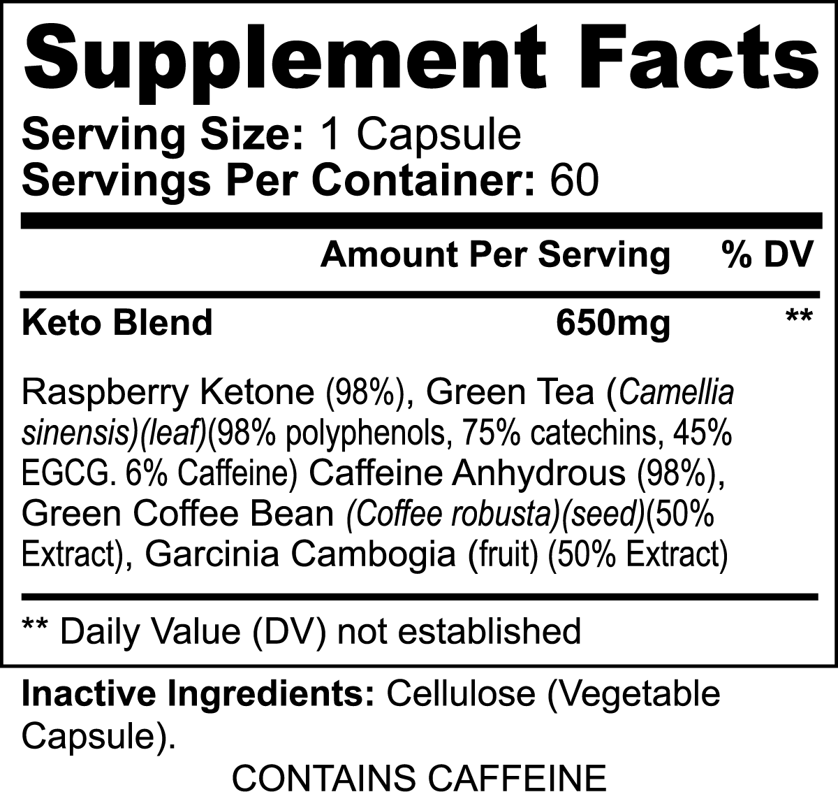 Keto-5 Blend Capsules - Attain Supplements