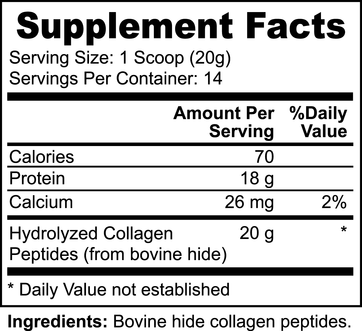 Grass-Fed Hydrolyzed Collagen Peptides - Attain Supplements