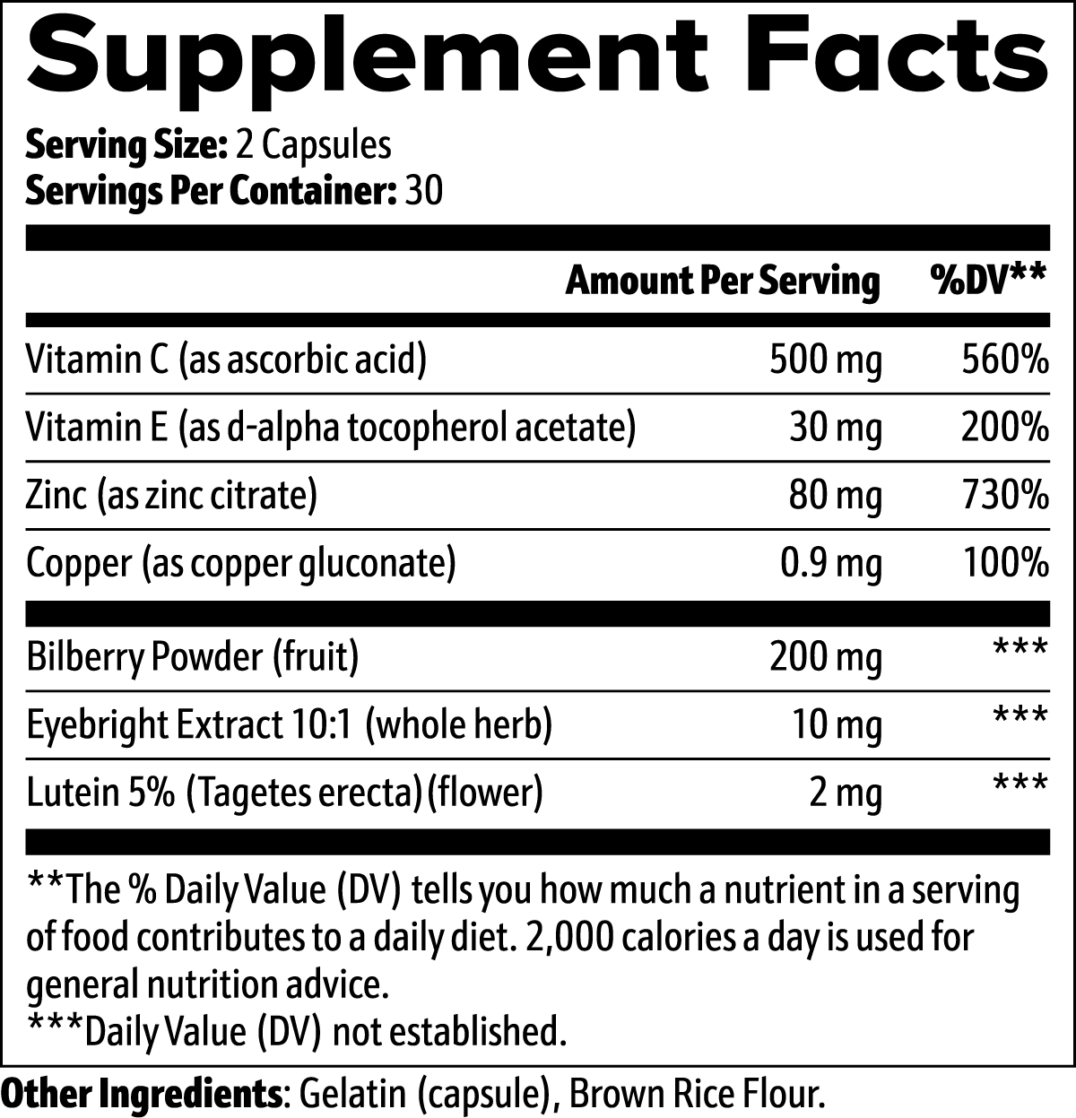 Vision Support - Attain Supplements