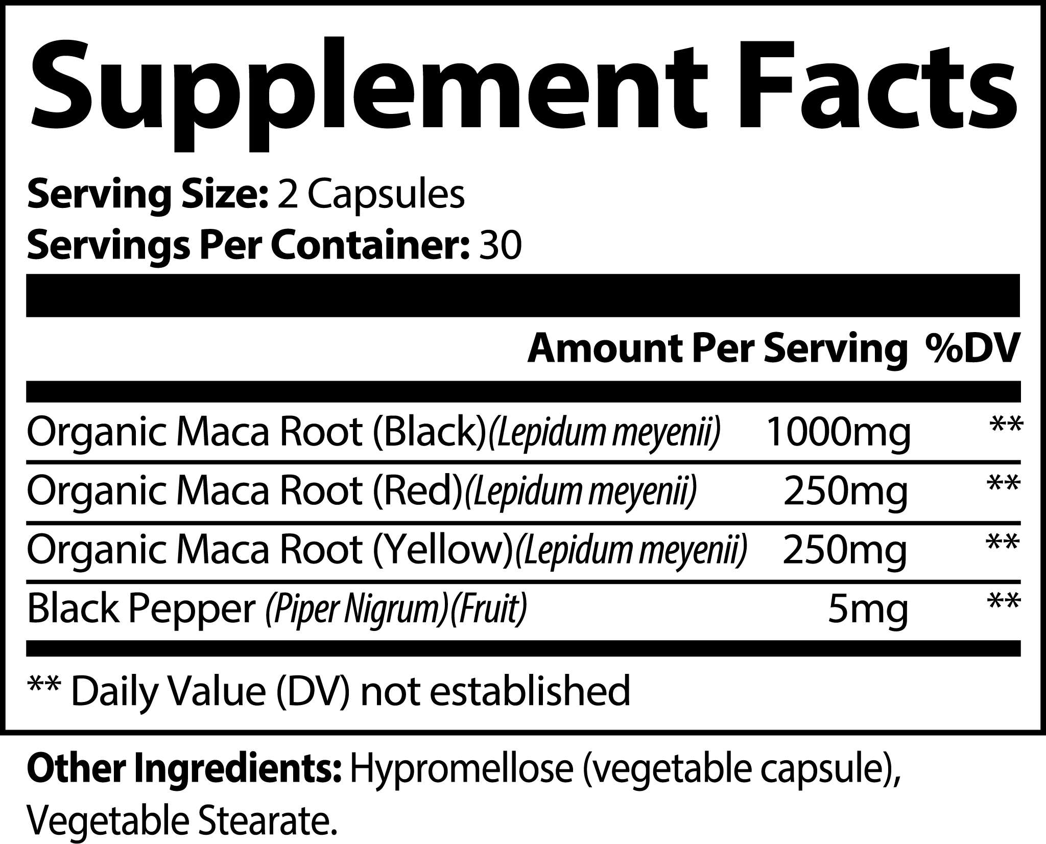 Maca Plus Capsules — Energy & Vitality