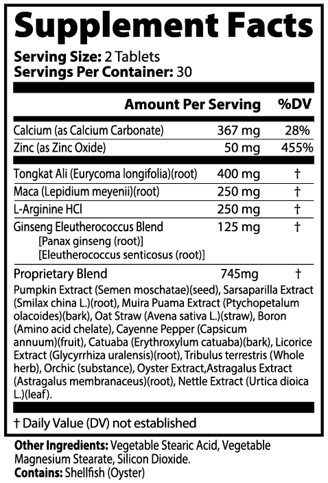 Male Vitality Capsules — Energy & Performance