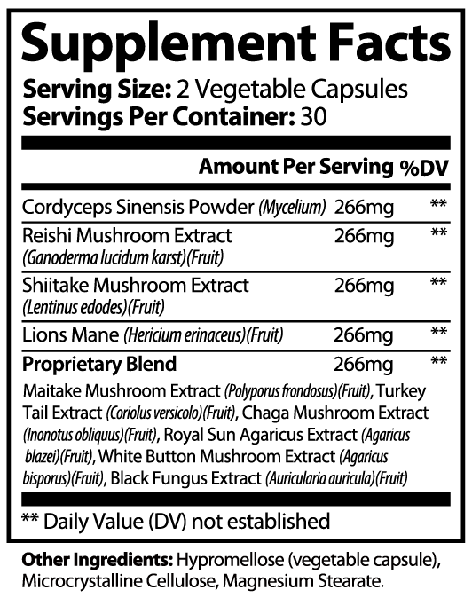 Mushroom Monster 10X Blend — 10 Mushroom Complex