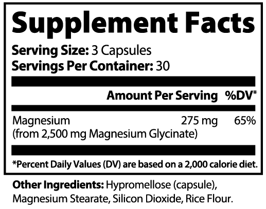 Magnesium Glycinate Capsules — Sleep & Relaxation